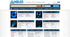 Desktop Screenshot of amblersurgical.com